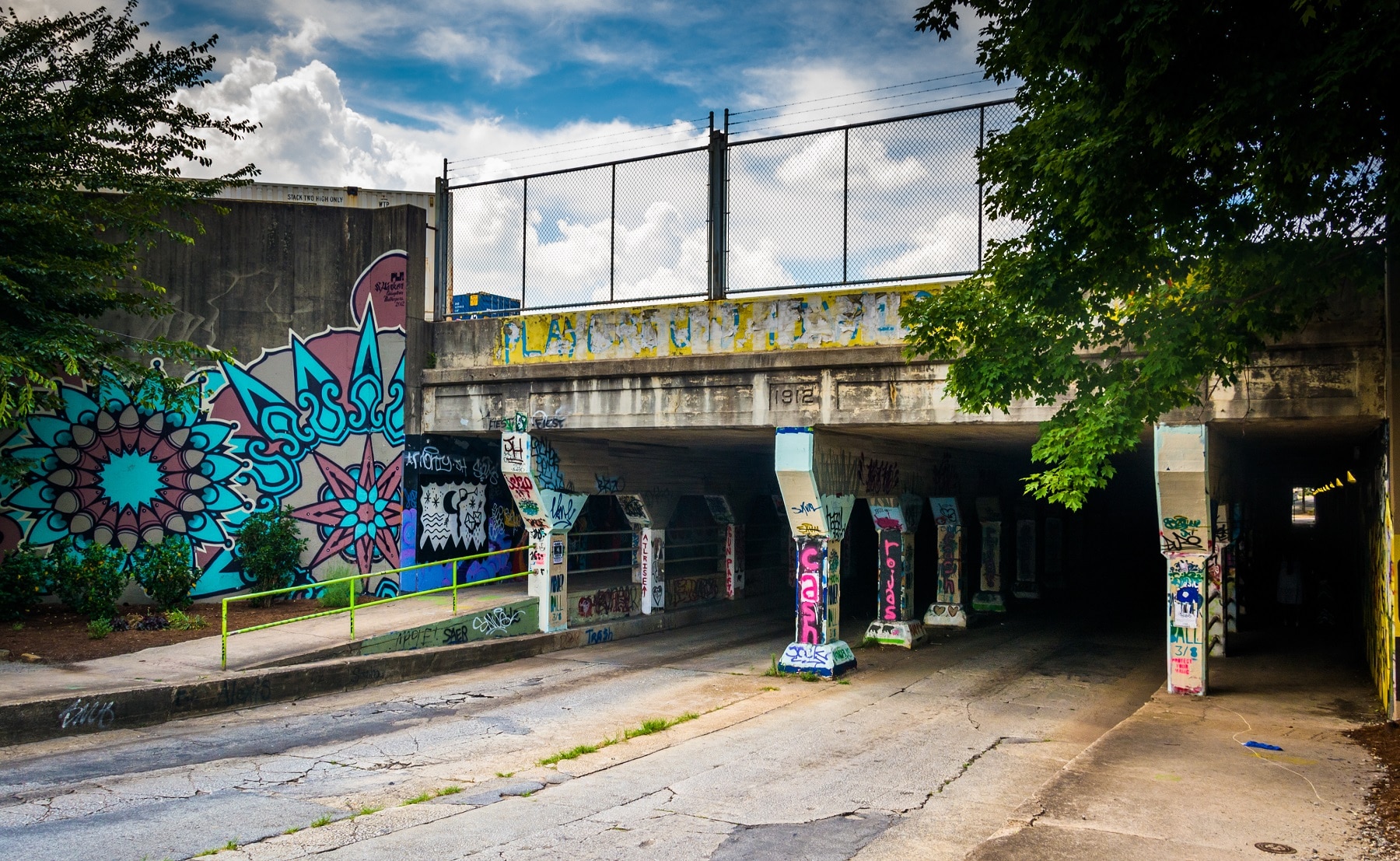 The Krog Street Tunnel in Atlanta