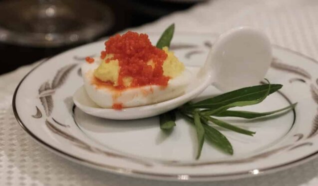 Food on plate in Stonehurst Place