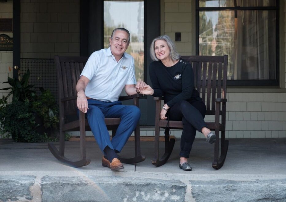 Stonehurst Place- The Team-4 Innkeepers smiling together while holding hands