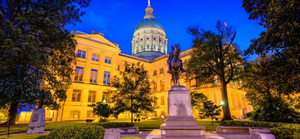 Georgia State Capitol, one of the popular Atlanta landmarks