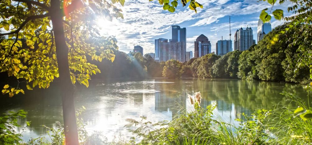 Lake Clara at Piedmont Park in Atlanta Lake Clara at Piedmont Park in Atlanta