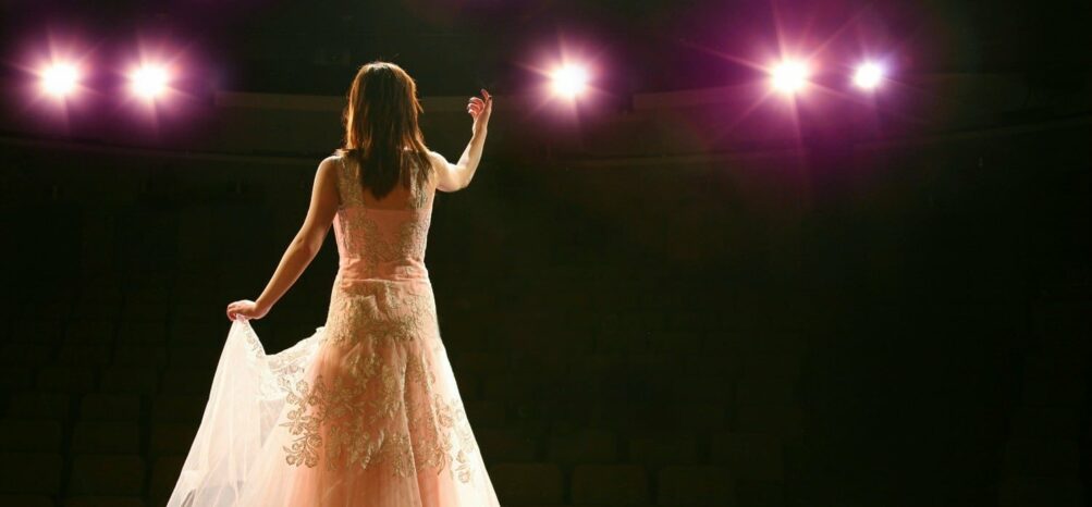 Woman performing at the Ferst Center in Atlanta, GA