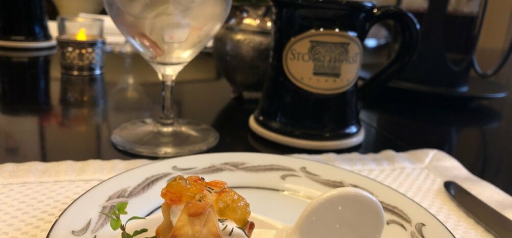 Pastry cup for breakfast at Stonehurst Place