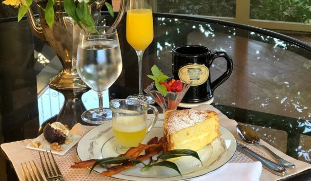 A breakfast dish at Stonehurst Place